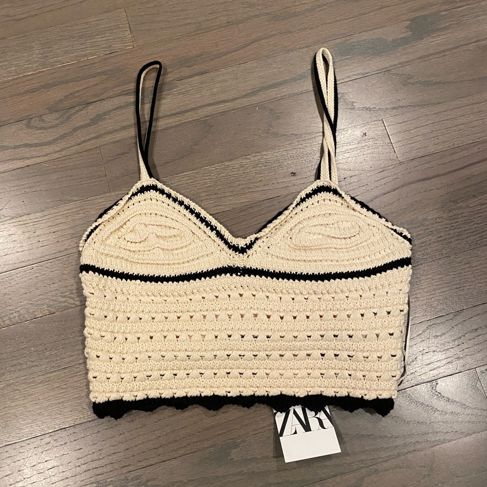Zara crochet top